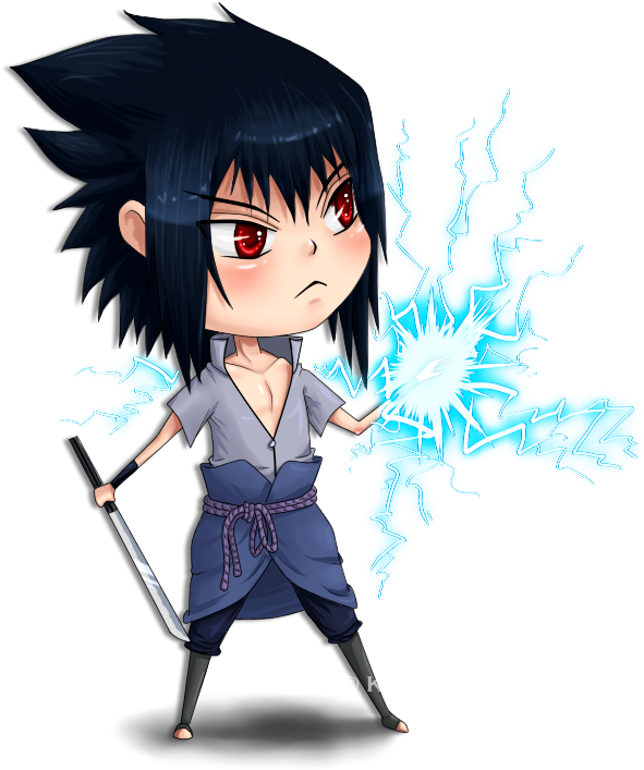 Naruto Chidori Png Photo (black)