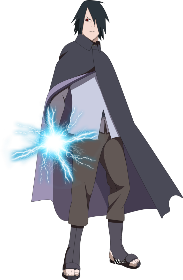 Naruto Chidori Transparent Png (black, silver, gray, indigo)