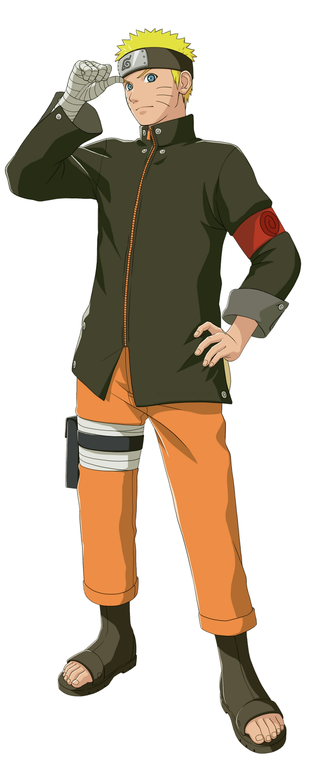 Naruto The Last Png Image (salmon, black, olive)