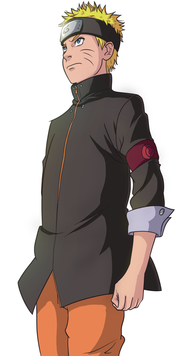 Naruto The Last Transparent Background (salmon, black, gray, indigo)