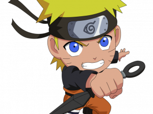 Naruto Uzumaki Png Image File 300X225 (chocolate, gold, indigo, black, salmon)