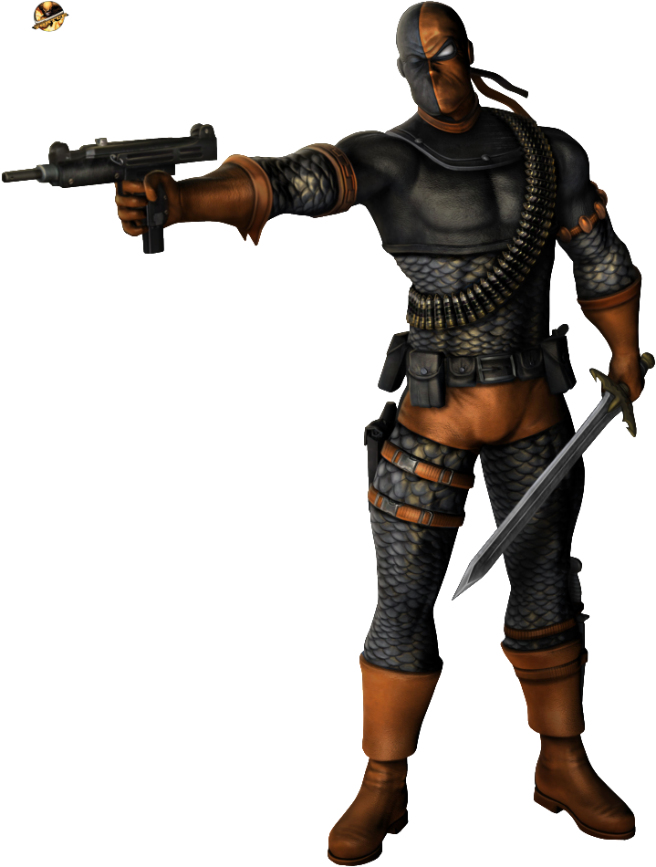 Marvel Deathstroke Png Hd Image (black)