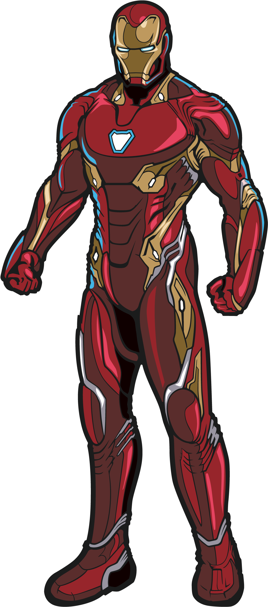 Marvel Infinity War Iron Man Png Transparent Image (maroon, black)