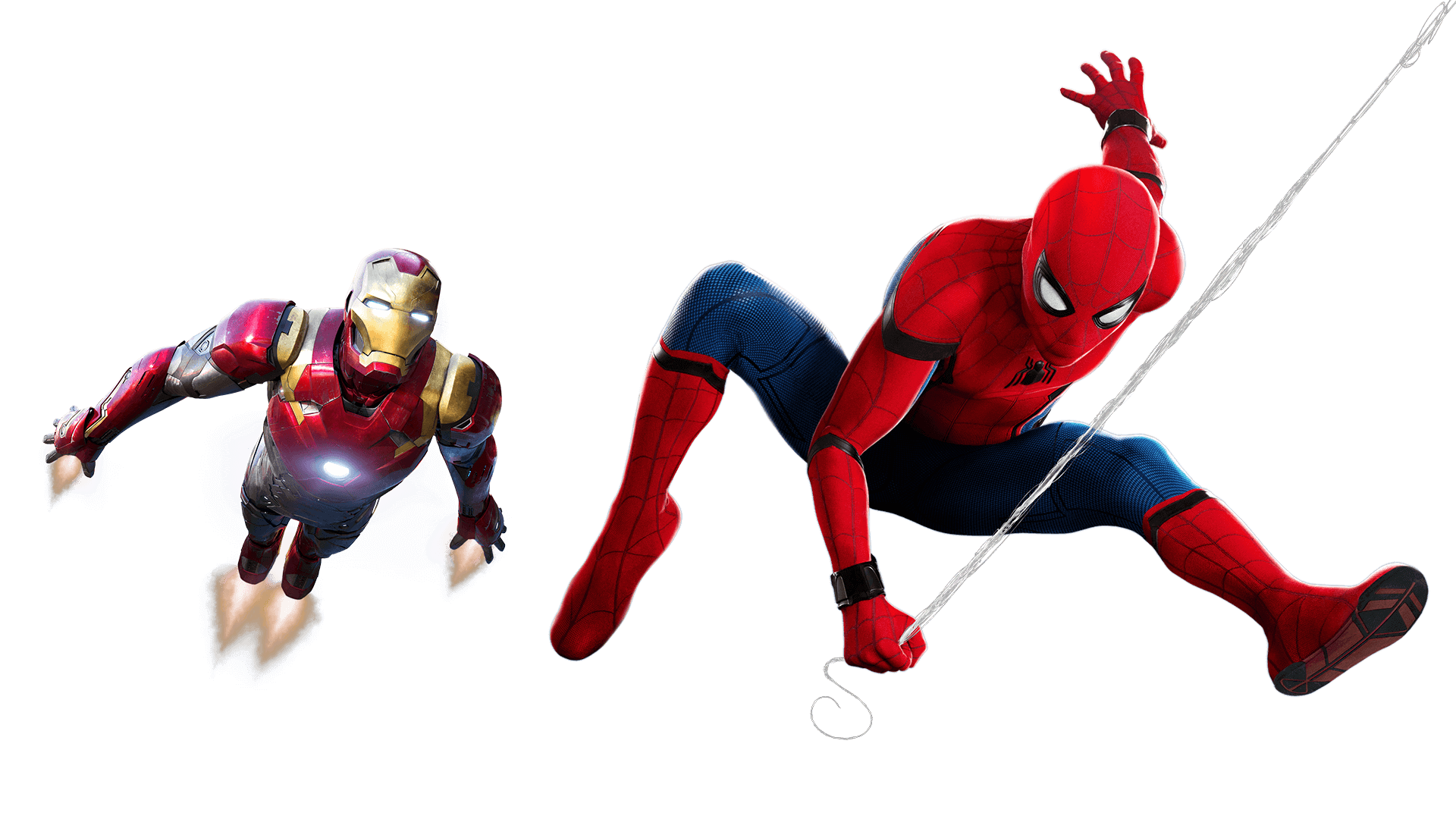 Marvel Iron Spiderman Png Transparent Image (black)