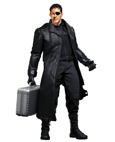 Marvel Nick Fury Png Free Download (black)