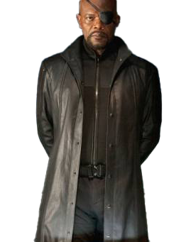 Marvel Nick Fury Png Pic (white, black)