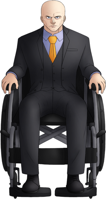 Marvel Professor X Transparent Png (black)