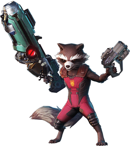 Marvel Rocket Raccoon Png Transparent Image (black)