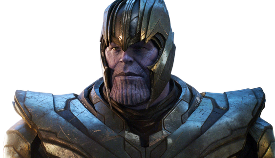 Marvel Villian Thanos Png Image File (black)