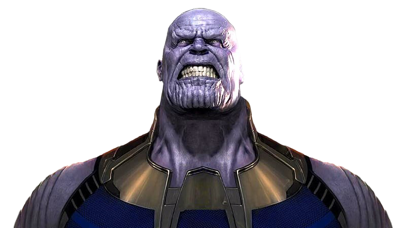 Marvel Villian Thanos Png Photo (indigo, black, navy, white)