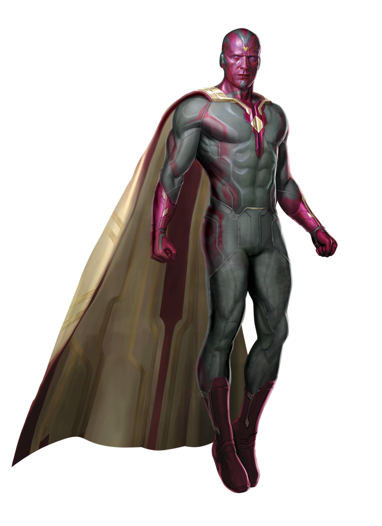 Marvel Vision Png Transparent Image (maroon, olive, black, gray)