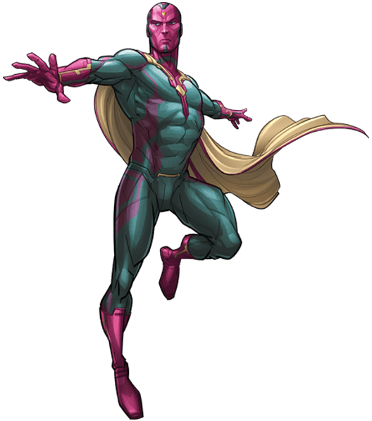 Marvel Vision Png Transparent (black)