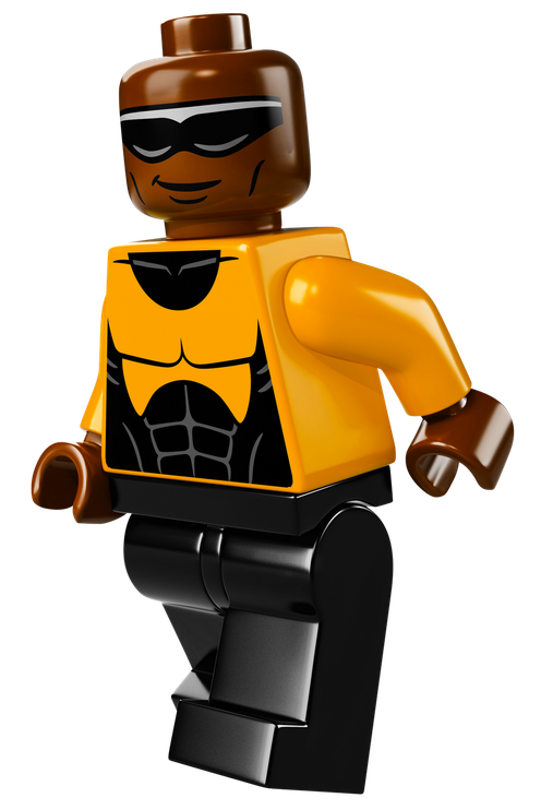 Marvels Luke Cage Png File (black, orange)