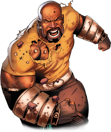 Marvels Luke Cage Png Image (black)