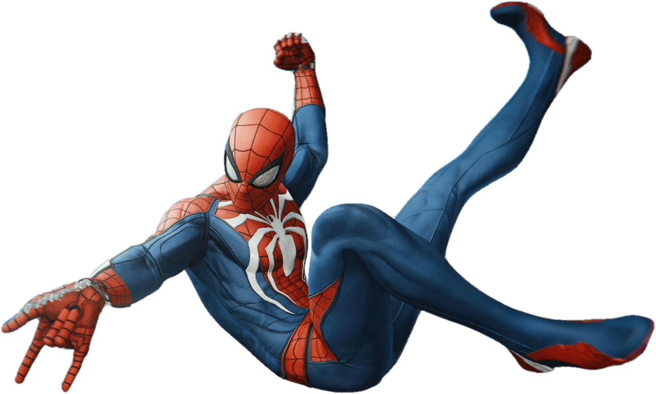 Marvels Spider Man Png Transparent (black)