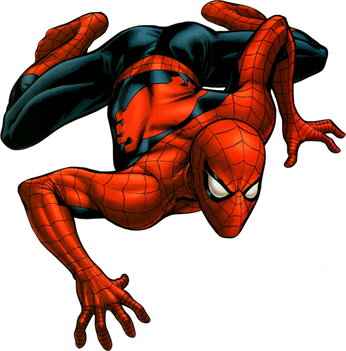 Marvels Spider Man Png (black)