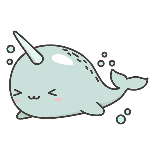 Narwhale Png Isolated Hd (white, mint, lavender, black)