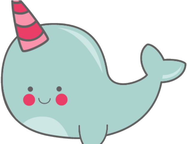 Narwhale Png Isolated Pic (silver, lavender, black, salmon)