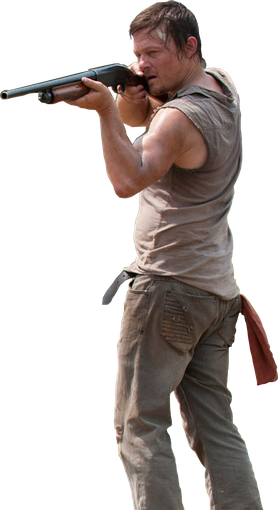 Daryl Dixon Png (black, indigo, maroon)