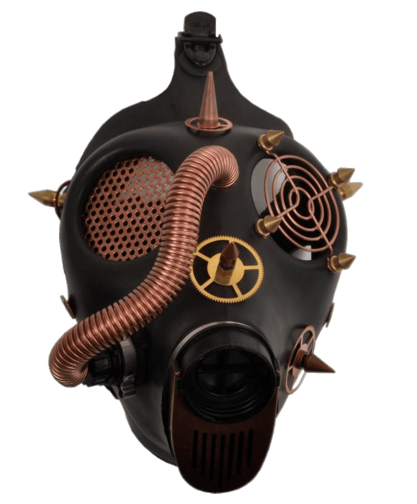 Gas Mask Png Clipart (black, gray)