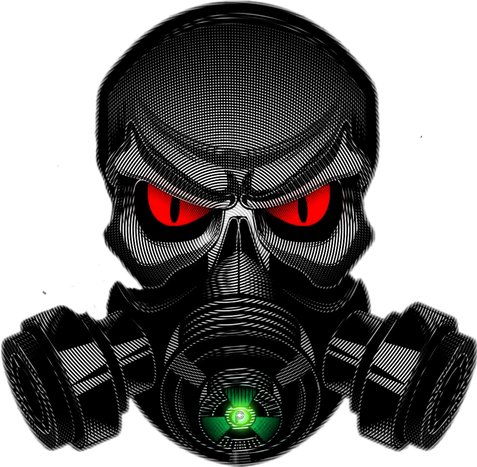 Gas Mask Png Isolated File (black)