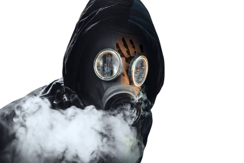 Gas Mask Png Isolated Transparent Image (black)