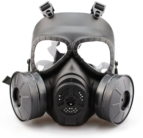 Gas Mask Transparent Isolated Background (black, lavender, white)