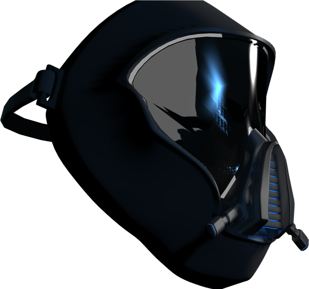 Gas Mask Transparent Png (black)