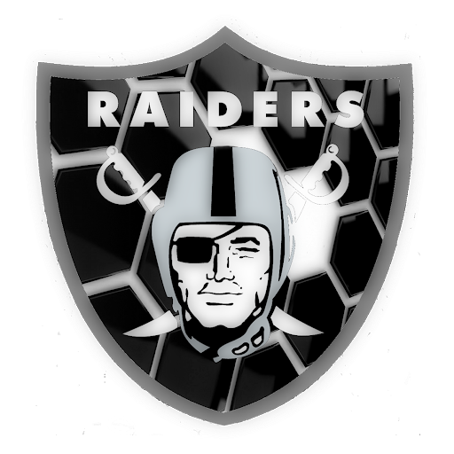 Las Vegas Raiders Png Background Image (gray, silver, black)