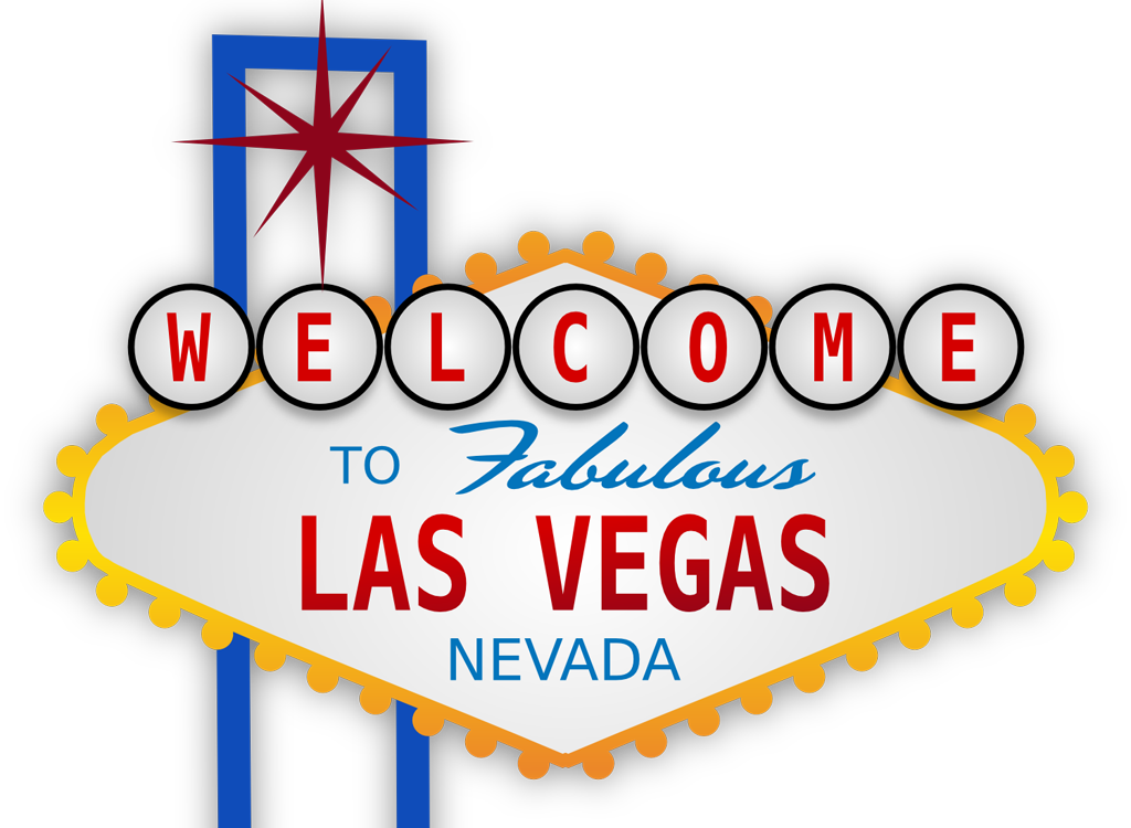 Las Vegas Transparent Background (white, gray, lavender, black)