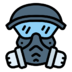 Gas Mask Scientist Virus Icon Free Nobackground Png Icon Download Path (gray, lavender, silver, black)