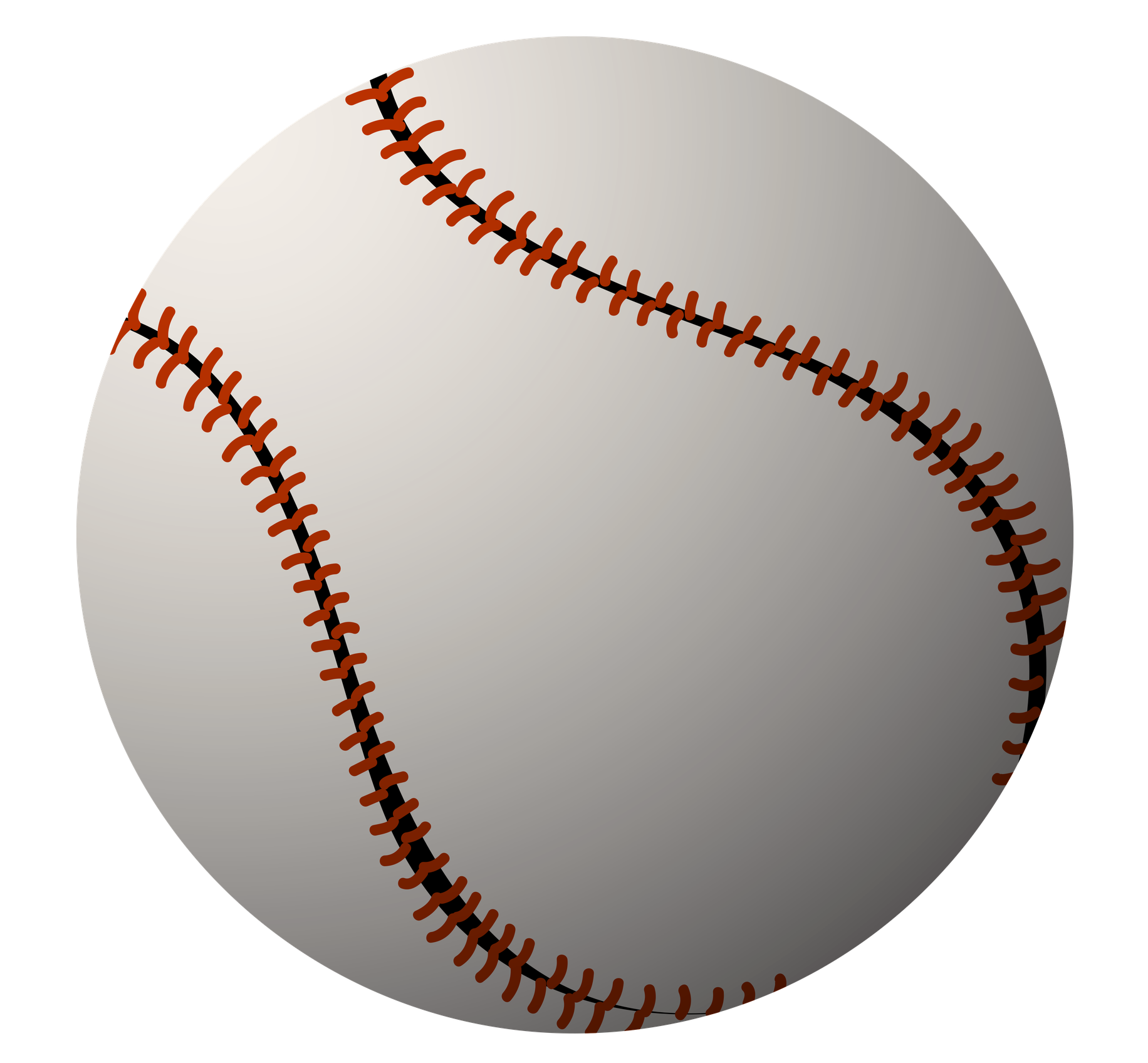 Baseball Ball Png Isolated Hd (black, gray, silver)