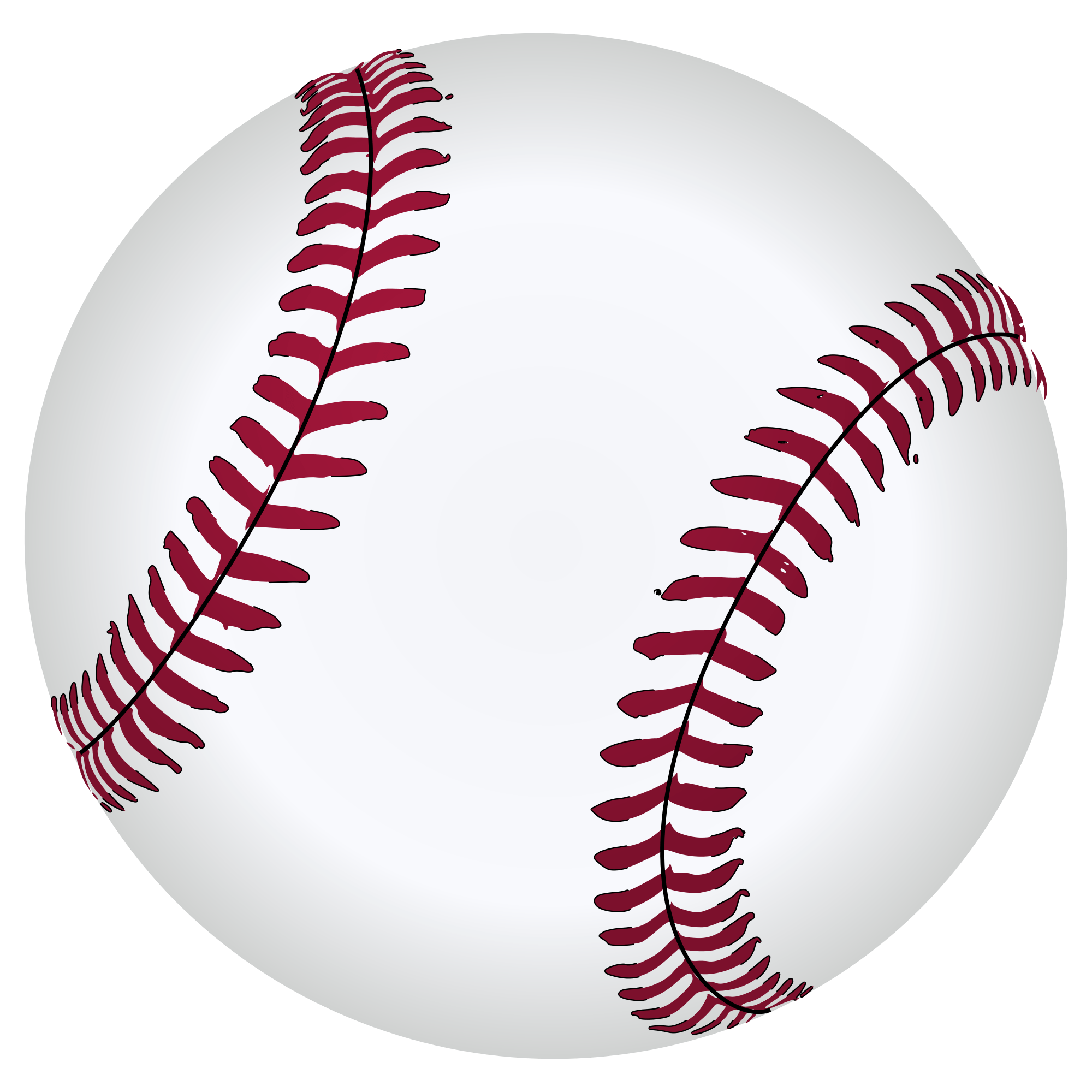 Baseball Ball Transparent Png (white, lavender, silver, gray)