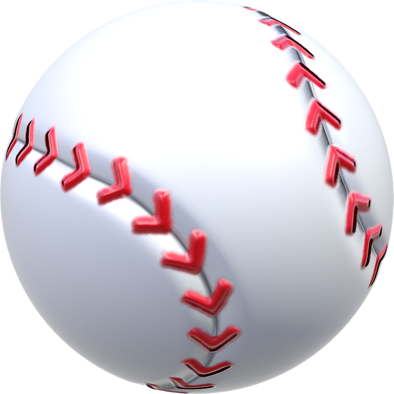 Baseball Png Image (black, white)