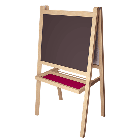 Easel Canvas Board Png Pic (black, indigo, gray)