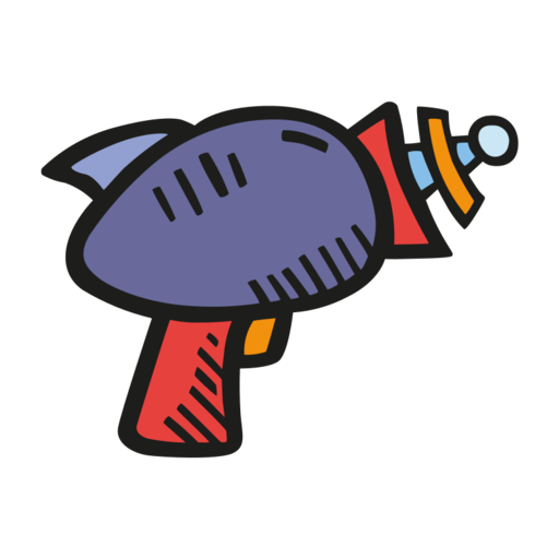 Laser Gun Free Png Icon (chocolate, black, gray)