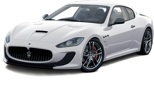 Maserati Granturismo Transparent Png (white, silver, black, gray)