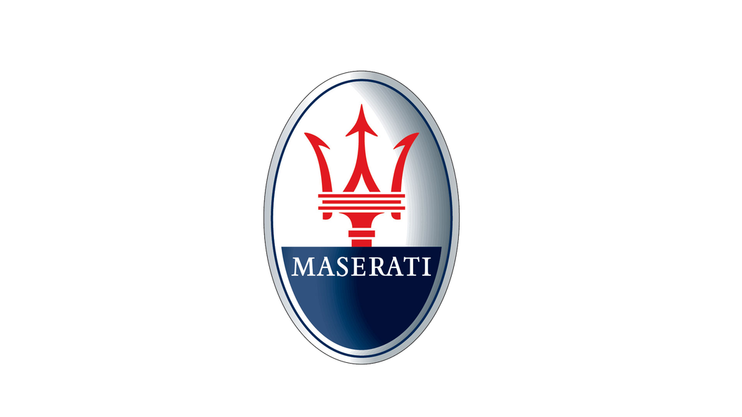 Maserati Logo Png Transparent Image (white, black, teal, salmon)