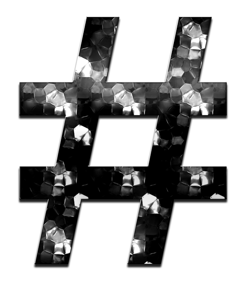 Hash Png Transparent Image (black, white)