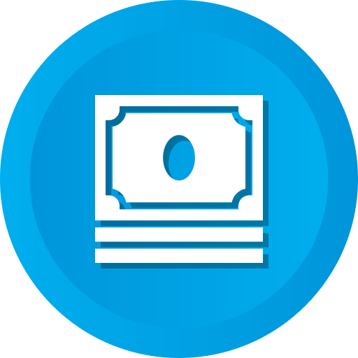 Cash Dollar Earnings Money Profit Savings Stack Free Png Icon Download (teal, greenish blue, black, white)