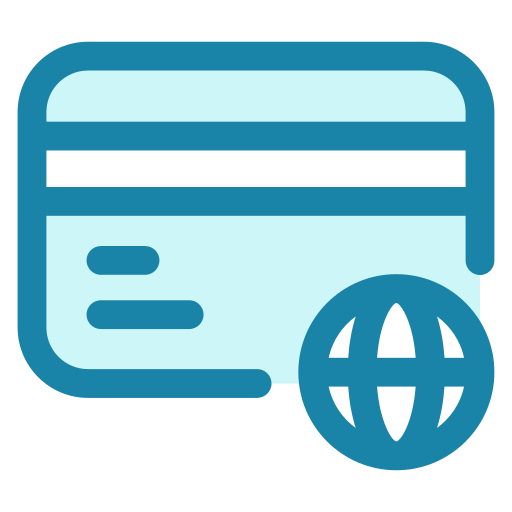 Cash Finance Money Credit Card Banking Payment Global Icon Free Transparent Png Icon Download (teal, lavender, black, white)