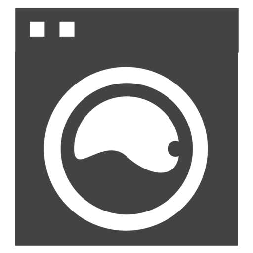 Wash Machine 2 Free Png Icon Download (black, indigo)