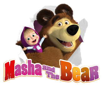 Masha And The Bear Png Transparent Picture (red, chocolate, silver, black, white)