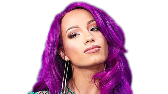 Sasha Banks Png Isolated File (pink, white, black, salmon, purple)