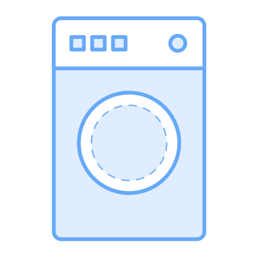 Washing Machine Free Png Icon (lavender, black, silver, white, gray)