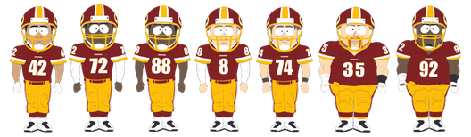 Washington Football Team Png Picture (black, orange, white)