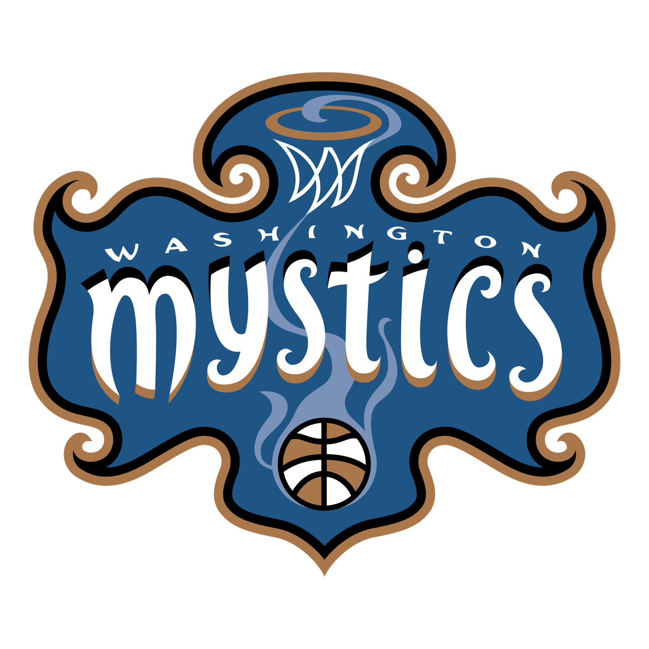 Washington Mystics Png (teal, black, white)