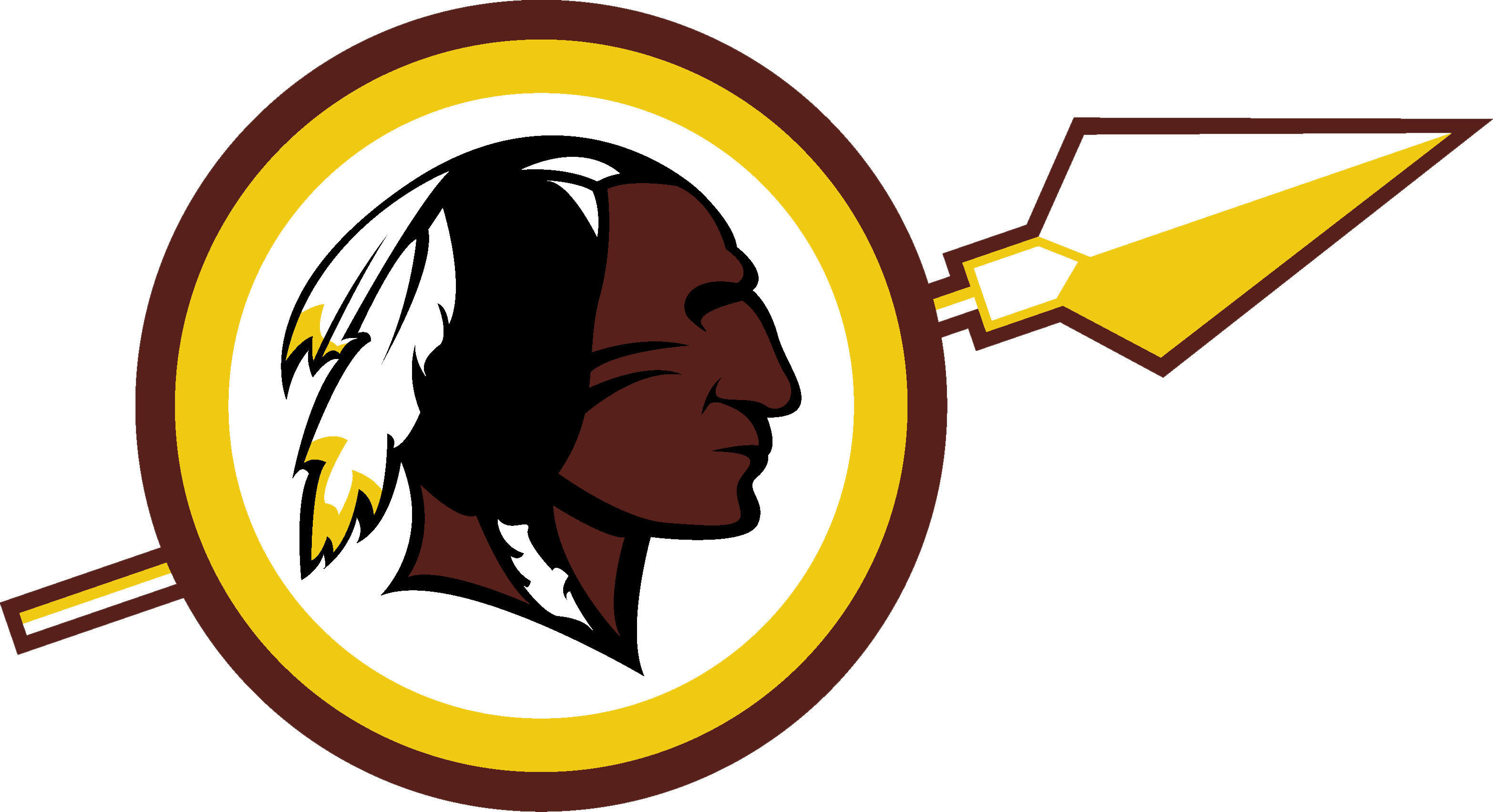 Washington Redskins Png Transparent Image (gold, maroon, black, white)