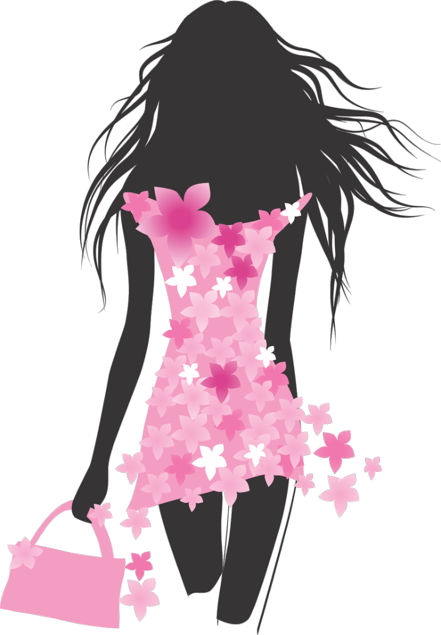 Fashion Png Picture (black, white, plum)