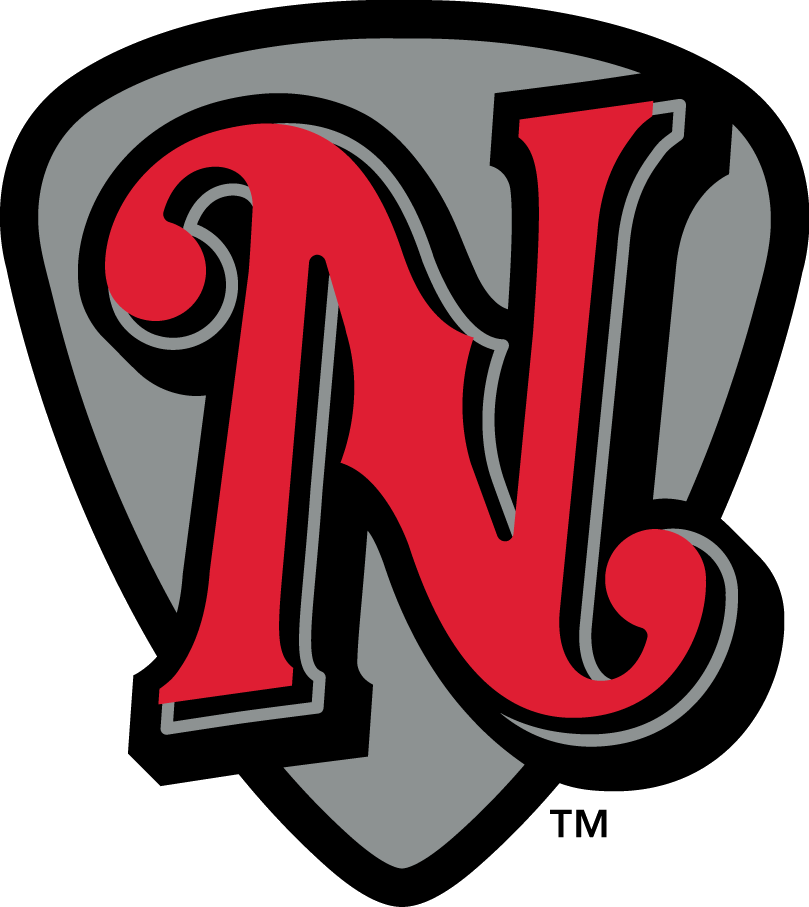 Nashville Sounds Png File (red, gray, black)